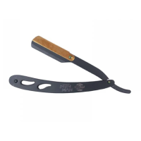 Небезпечна бритва Nishman Metal Barber Razor Black & Gold