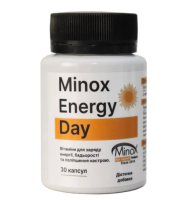 МУЛЬТИАКТИВНИЙ СТИМУЛЯТОР ДЛЯ ЕНЕРГІЇ ТА НАСТРОЮ MINOX ENERGY DAY 30ТАБ