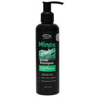 ШАМПУНЬ-СКРАБ MINOX SCRAB SHAMPOO ДЛЯ ОЧИЩЕННЯ ШКІРИ ГОЛОВИ ТА БОРОДИ (200ML)
