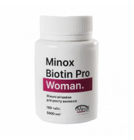 Minox Biotin Pro Woman  для росту та проти випадіння волосся 100таб.