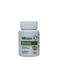 Біотин Minox 10000mcg 60 таблеток