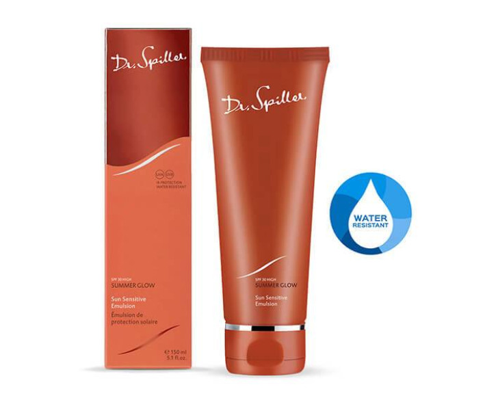 Сонцезахисне молочко для обличчя та тіла Sun Sensitive Emulsion SPF 30 Dr. Spiller 150 мл