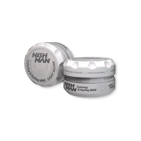 Віск для укладання волосся Nishman C1 LIGHTSILVER HAIR PREMIUM COLORING WAX 150ml